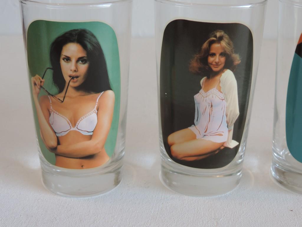 Set Of 4 Erotic Women Cold Beverage Tumblers