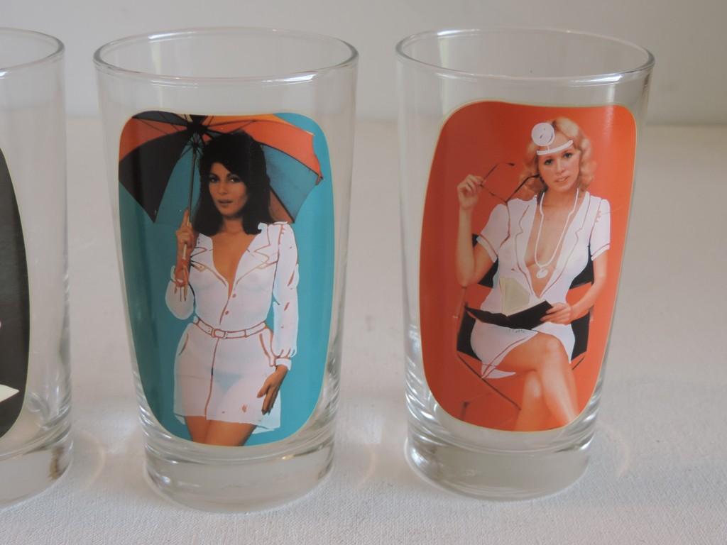 Set Of 4 Erotic Women Cold Beverage Tumblers