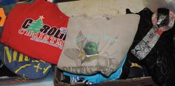 Lot of Tee Shirts, Bags, and More