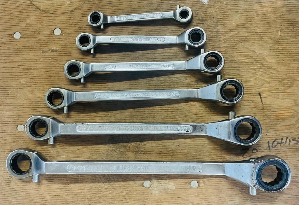 Pittsburgh Closed End Ratching Wrenches