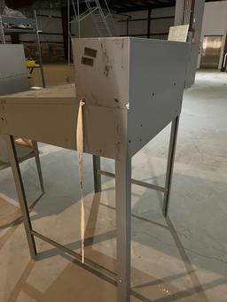 Grey Metal Shipping Desk