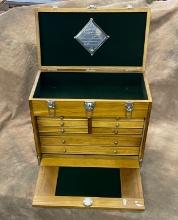 Wood Tool Or Knife Storage Chest