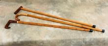 Mixed Lot Of 3 Canes