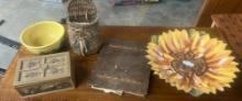 Lot of Decorative Items and Scrap Book