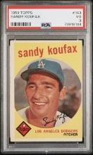 1959 Topps Sandy Koufax #163 PSA VG 3 Baseball Card