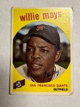 1959 Willie Mays Topps #50 Baseball Card