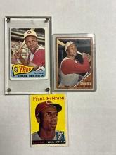 Lot Of 3 Frank Robinson Baseball Cards