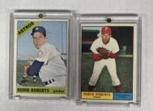 1961 & 1965 Topps Robin Roberts Baseball Cards