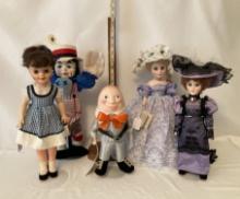 Lot of Five Effanbee Collectibles