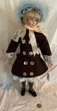 Paul Creef & Peter Coe Porcelain Collectable Doll
