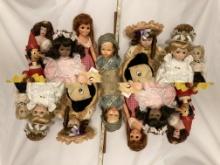 Lot of Miscellaneous Dolls