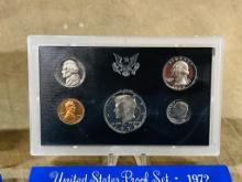 (4) 1972 United States Proof Sets In Blue Boxes