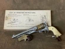Colt 45 Repeating Cap Pistol By Hubley In Box Plus More
