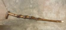 Old Twisted Root Wood Cane