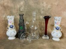 Vintage Vase & Bottle Lot