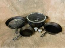 4 Pieces Of Cast Iron Cookware