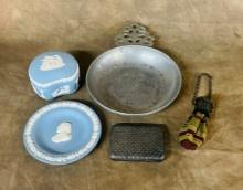 Tray Lot Antique Collectibles