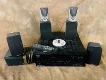 Onkyo AV TX-SR601 Receiver, Polk Audio, Sony Speakers