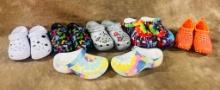 Lot of (6) Gently Used Clogs