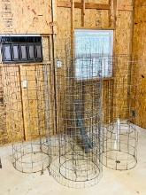 Lot Of 10 Wire Plant Cages