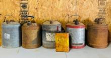 Metal Gas Can Lot