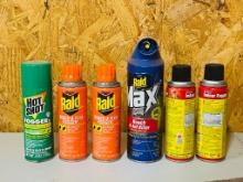 2 Cans Bug Spray & 2 1/2 Boxes Of Raid Foggers