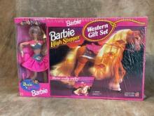 Barbie High Stepper Horse Western Gift Set New In Box