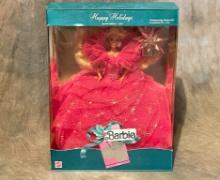 1990 Happy Holidays Barbie New In Box