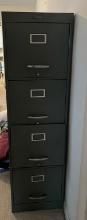 Tower by Sears and Roebuck Four Drawer Army Green File Cabinet