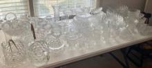 Collection of Fostoria American Patterned Glassware