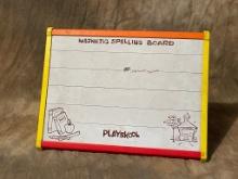 Vintage Playskool Magnetic Spelling Board