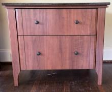 Two Drawer Storage Cabinet with Bottom File Cabinet Drawer