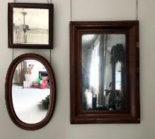 (3) Antique Antique Mirrors