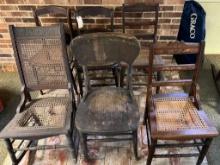 Lot of Antique Chairs