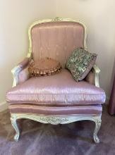 Painted French Style Century Furniture Armchair