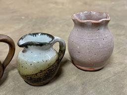 Eight Miniature Pottery Pieces