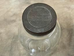 Antique Horlicks Malted Milk Country Store Jar