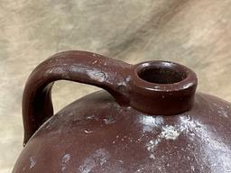 Single Handle Brown Glaze Two-Three Gallon Jug