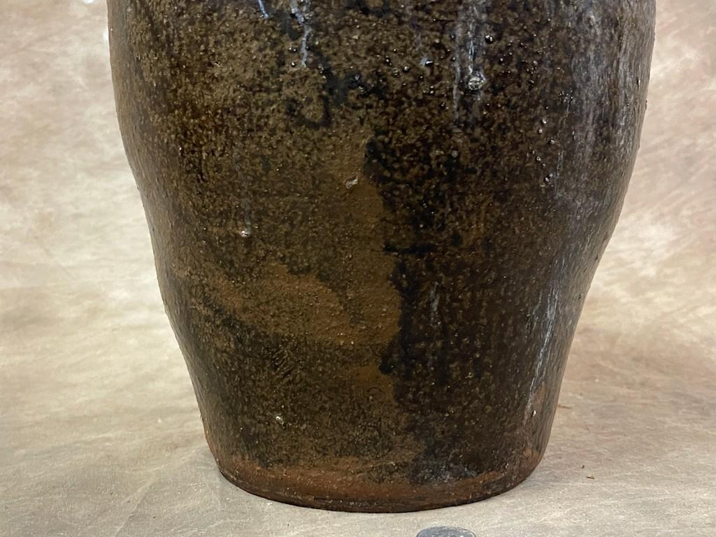 Antique Four Gallon Catawba Valley Pottery Jar