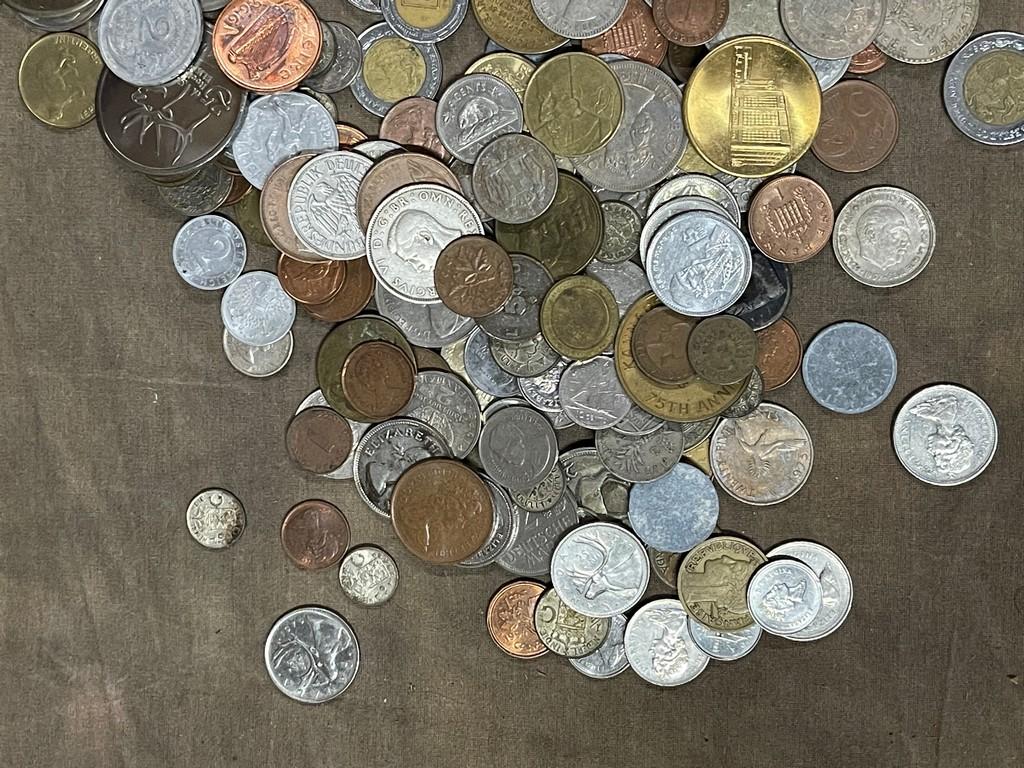 Large Lot Of Foreign Coins