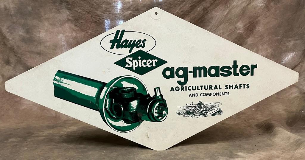 Fiber Board Double Side Sign For Hayes Spicer Ag-Master