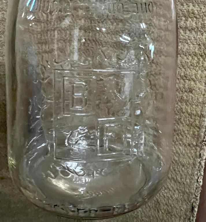 Biltmore Dairy Farms Embossed One-Quart Milk Bottle