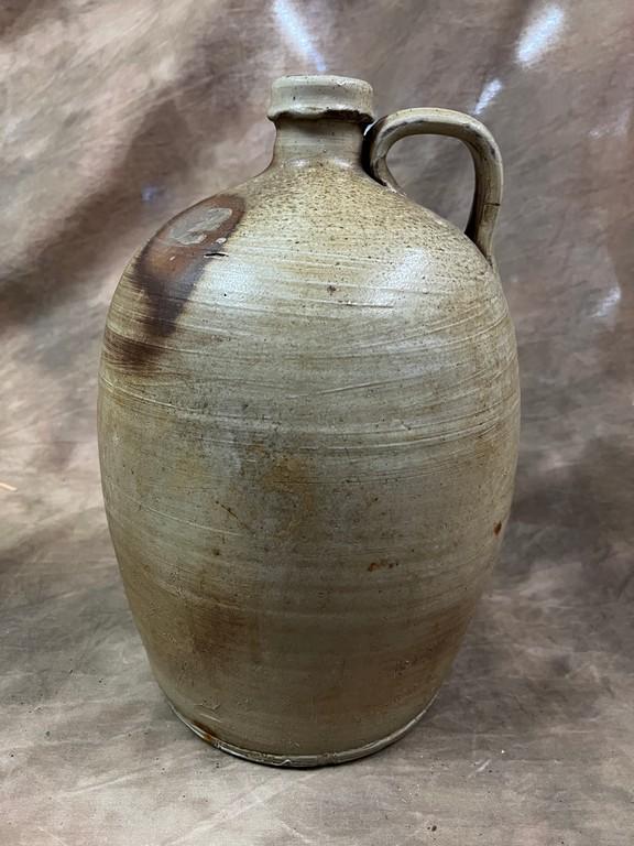 Three Gallon Salt Glaze Eastern NC Pottery Jug