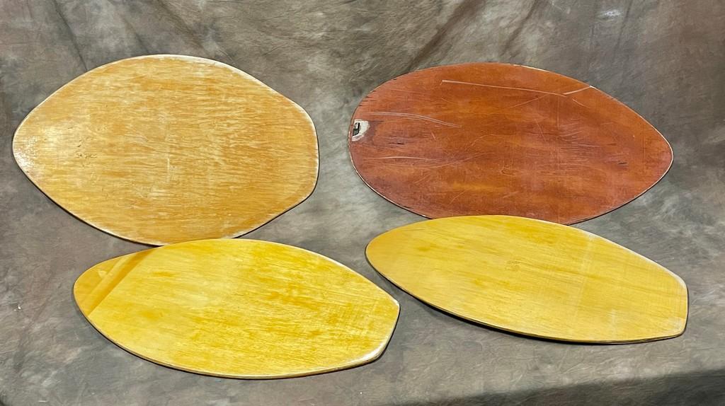 Vintage Four Skim Boards