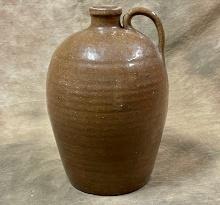 Antique Hilton Catawba Valley, NC Pottery Jug