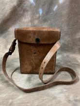 Signal Corps US Army Telephone EE-8-B in Leather Case with Arm Strap WWII