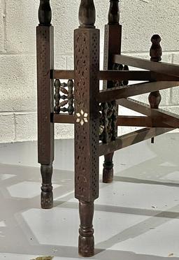 India Brass Tray Table