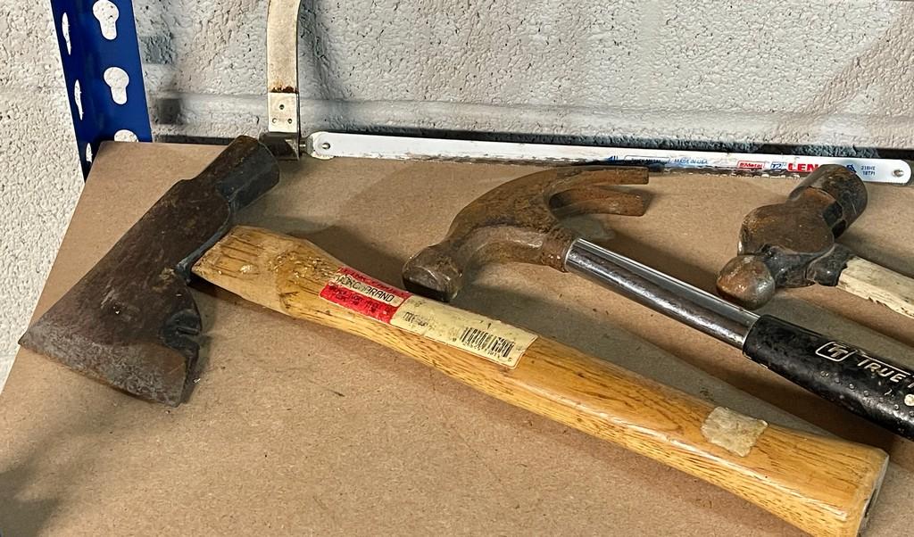 Hammers, Hatchets& Saw