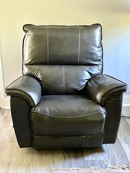 Black Leather Recliner