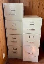 Two Filing Cabinets